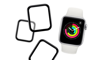 Vetro protettivo 3D Mosh Tempered Glass Protector 0.5mm per Apple Watch Series 4/5/6/SE 40mm