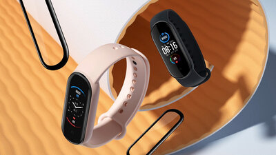 Vetro protettivo 3D Mosh Tempered Glass Protector 0.5mm per Xiaomi Mi Band 5 (2pz)