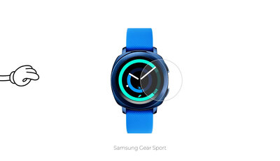 Vetro protettivo Mosh Tempered Glass Protector 0.3mm per Samsung Gear Sport
