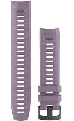 Cinturino Garmin Instinct, in silicone, viola, fibbia nera