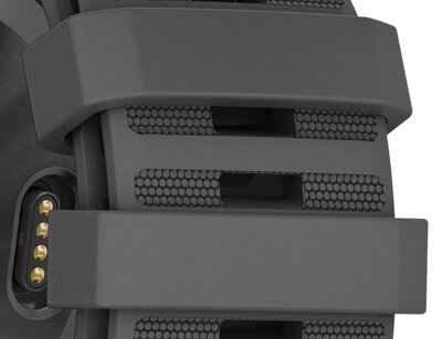 Kit, Keeper, Fenix 6 Solar, Slate Grey (passante in silicone grigio per cinturini di Fenix 6 - 2pz)