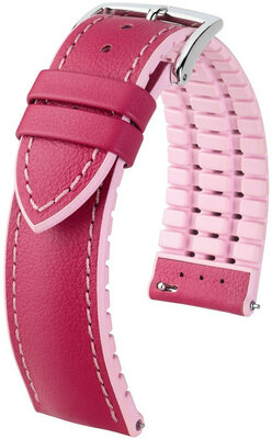 Cinturino rosa scuro Hirsch Lindsey M 0922202125-2 (gomma naturale)