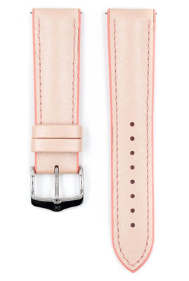 cinturino in caucciù Hirsch Lindsey M 0922302122-2, beige/rosa, caucciù naturale, lunghezza M, Quick Release