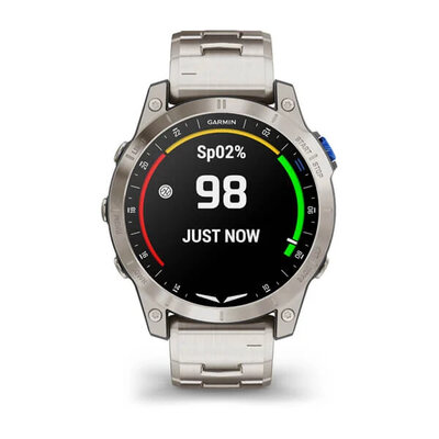 Garmin D2 Mach 1, Vented Titanium Bracelet (+ cinturino di ricambio)