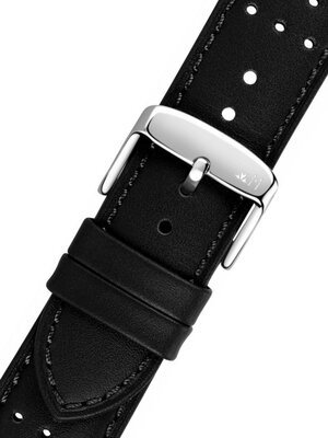 Cinturino nero in pelle Morellato Aikido M 5483237.019