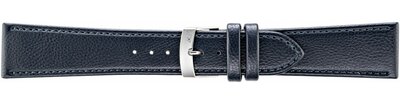 Cinturino in pelle Morellato Lauro 5336D05.061 M, blu, materiale riciclato