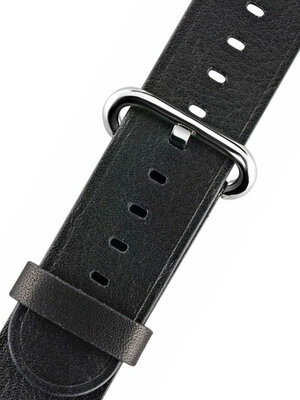 Cinturino nero in pelle Morellato M 4739A37.019