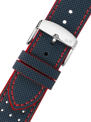 Cinturino in pelle rosso e blu Morellato Sumo 5485D37.883 M