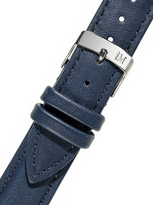 Cinturino in pelle Morellato Trend 5050C47.061 S, blu, ecopelle, Quick Release
