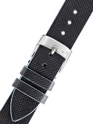 Cinturino nero in pelle Morellato Zante 5393D16.019 M