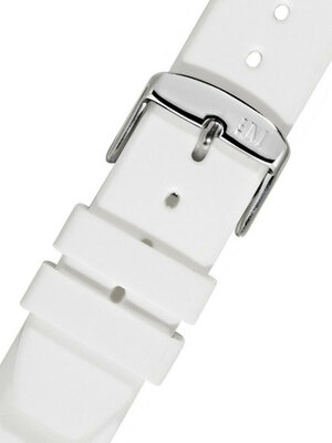 Cinturino bianco Morellato Lugano Rubber M 5183556.017 (plastica/gomma)