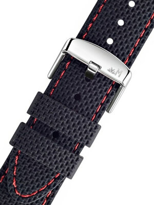 Cinturino nero in silicone Morellato Livenza 5275187.883 M