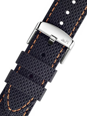 Cinturino nero in silicone Morellato Livenza 5275187.886 M