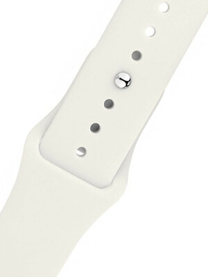 Cinturino bianco in silicone Morellato System M 5653187.017