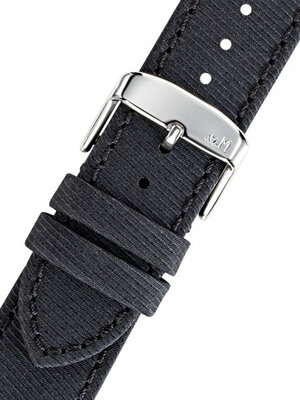 Cinturino nero Morellato Corfu 5390D12.019 M (materiale riciclato, tessuto)