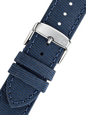 Cinturino blu Morellato Corfu 5390D12.062 M (materiale riciclato, tessuto)