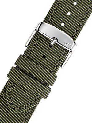 Cinturino verde Morellato Corfu 5390D12.073 M (materiale riciclato, tessuto)