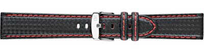 cinturino in pelle Morellato Biking 3586977.883 M, nero, ecopelle