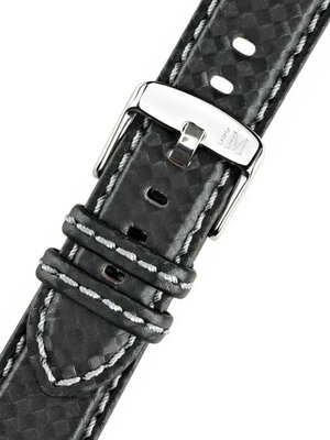 Cinturino in pelle Morellato Biking 3586977.891 M, nero, ecopelle