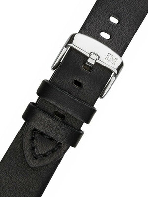 Cinturino nero in pelle Morellato Bramante 4683B90.019 M