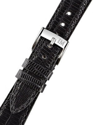 Cinturino nero in pelle Morellato Classic Cucito 2213041.019 M