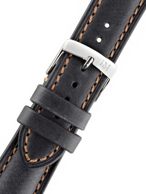 Cinturino nero in pelle Morellato Derain 4434B09.019 M