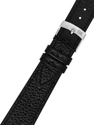 Cinturino nero in pelle Morellato Dublino 0753333.019 L
