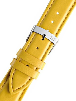Cinturino in pelle Morellato Gelso M 4219A97.097, giallo, ecopelle