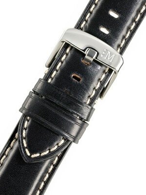 Cinturino nero in pelle Morellato Giorgione 4272B12.019 M
