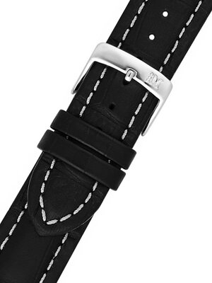 Cinturino nero in pelle Morellato Plus 3252480.019 M
