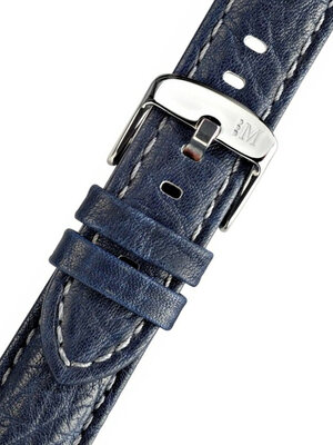 Cinturino blu Morellato Racing 4206B07.062 M (tessuto, pelle)