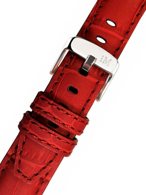 Cinturino rosso Morellato Soccer 4497B44.083 M (ecopelle, plastica/gomma)