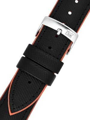 Cinturino nero arancione Morellato Boxing 4762797.886 M (plastica/gomma)