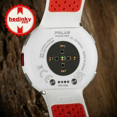 Polar Pacer Pro Snow White, taglia S-L
