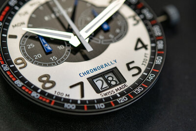 Edox Chronorally Chronograph 38001-tinnbu-bn BMW Limited Edition 2000pcs (+ cinturino di ricambio)