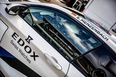 Edox Chronorally Chronograph 38001-tinnbu-bn BMW Limited Edition 2000pcs (+ cinturino di ricambio)