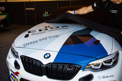 Edox Chronorally Chronograph 38001-tinnbu-bn BMW Limited Edition 2000pcs (+ cinturino di ricambio)