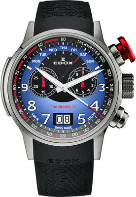 Edox Chronorally Quartz Chronograph 38001 TINR BUDN BMW Limited Edition 2000pcs (+ cinturino di ricambio)
