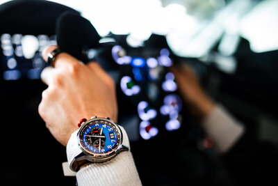 Edox Chronorally Quartz Chronograph 38001 TINR BUDN BMW Limited Edition 2000pcs (+ cinturino di ricambio)