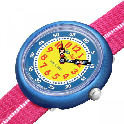 Flik Flak Blue ZFBNP190 con cinturino rosa