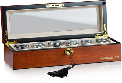 Scatola per orologi Designhütte Auckland Cherry 70005-153