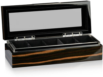 Cassetta per orologi Heisse & Söhne Executive Macassar 5 70019-119
