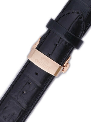 Cinturino in pelle Orient UDCVWRB 24mm (per modello ETAC), nero
