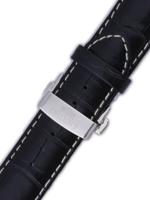 Cinturino in pelle Orient UDCVWSB 24mm (per modello FETAC), nero