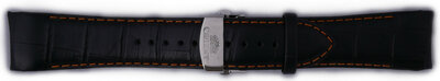 Cinturino in pelle Orient UDCYPSB 23mm (per modello CFT00), nero