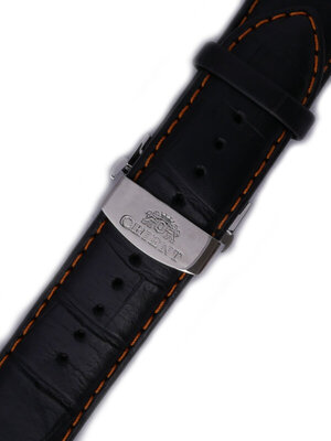 Cinturino in pelle Orient UDCYPSB 23mm (per modello CFT00), nero