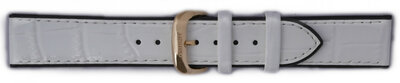 Cinturino in pelle Orient UDDKUGW 19mm (per modello CDB01), bianco