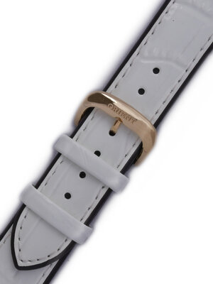 Cinturino in pelle Orient UDDKUGW 19mm (per modello CDB01), bianco