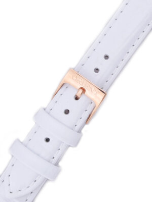 Cinturino in pelle Orient UDDNNRW 16mm (per modello FNR1Q), bianco
