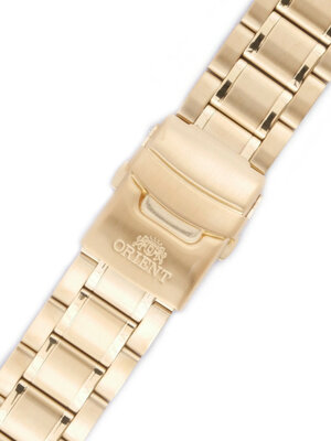 Bracciale in acciaio inossidabile Orient KDDQJAA 22mm (per modello FEU07), dorato
